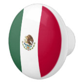 Mexicaanse vlag keramische knop (Rechts)