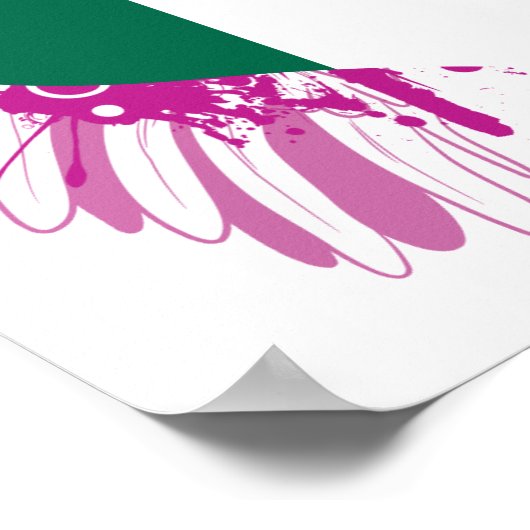 Mexicaanse vlag kopen poster (Hoek)