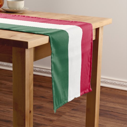 Mexicaanse vlag korte tafelloper (Voorbeeld)