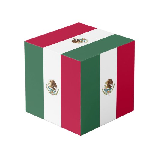 Mexicaanse vlag kubus (Achter hoekig)