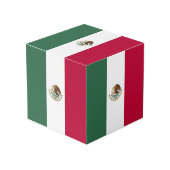 Mexicaanse vlag kubus (Voorkant hoekig)