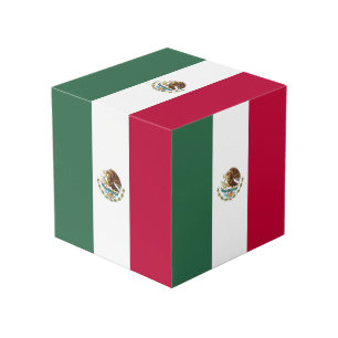 Mexicaanse vlag kubus