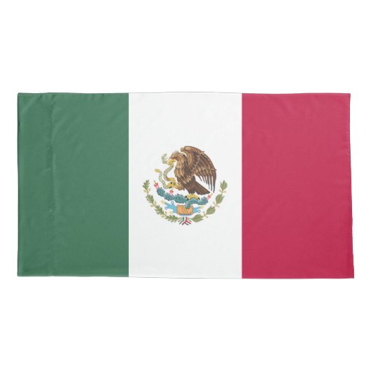Mexicaanse vlag kussensloop (Achterkant)