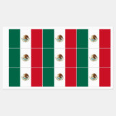 Mexicaanse vlag labels (Vel)
