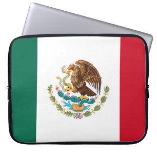 Mexicaanse vlag laptop sleeve