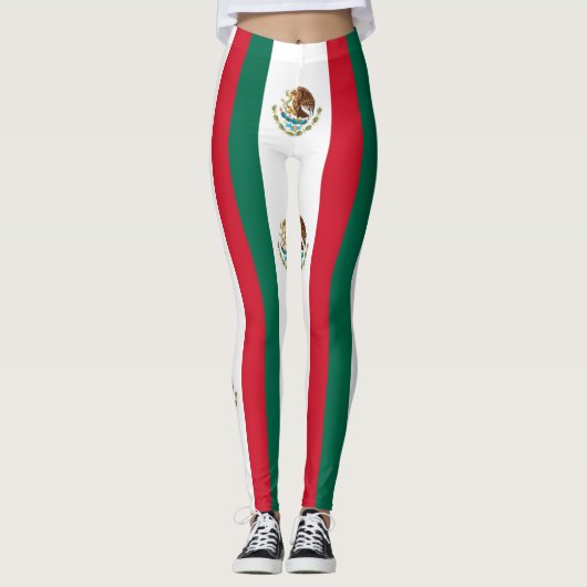 Mexicaanse vlag leggings (Voorkant)
