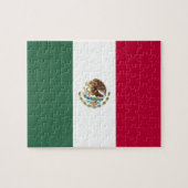 Mexicaanse vlag legpuzzel (Horizontaal)