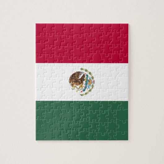 Mexicaanse vlag legpuzzel (Verticaal)