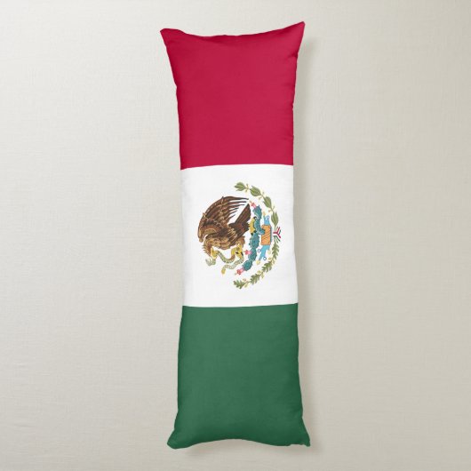 Mexicaanse vlag lichaamskussen (Achterkant (Verticaal))
