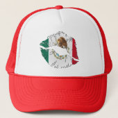 Mexicaanse vlag Lips Trucker Pet (Voorkant)