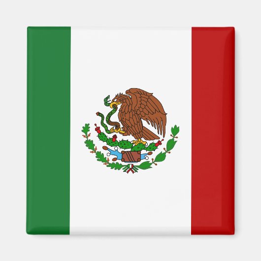 Mexicaanse vlag magneet (Voorkant)