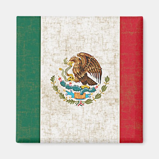 MEXICAANSE VLAG magneet (Voorkant)