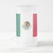 Mexicaanse vlag matglas bierpul (Center)