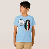 Mexicaanse vlag met mevrouw Penguin Boys' T-shirt (Voorkant volledig)