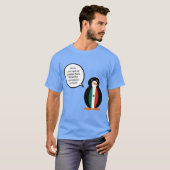 Mexicaanse vlag met mevrouw Penguin Mannen T-shirt (Voorkant volledig)