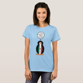 Mexicaanse vlag met mevrouw Penguin Women's T-shirt (Voorkant volledig)