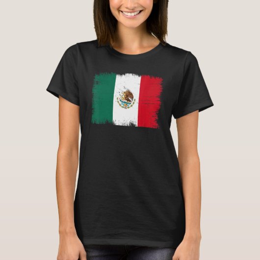Mexicaanse Vlag Mexicaanse Onafhankelijkheidsdag T-shirt (Voorkant)