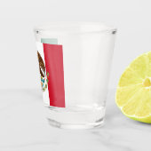Mexicaanse vlag & Mexicaanse patriot/sportfan Shot Glas (Rechts)