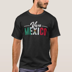 Mexicaanse vlag Mexicaanse roet Mexicaanse cultuur T-shirt