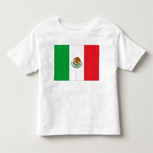 Mexicaanse vlag Mexicaanse vlag Kinder Kinder Shirts (Voorkant)
