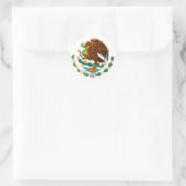 Mexicaanse vlag / Mexicaanse wapenstilstand Ronde Sticker (Tas)