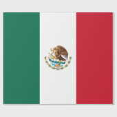 Mexicaanse vlag (Mexico) Cadeaupapier (Vlak)