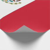 Mexicaanse vlag (Mexico) Cadeaupapier (Hoek)