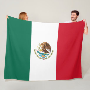 Mexicaanse vlag (Mexico) Fleece Deken