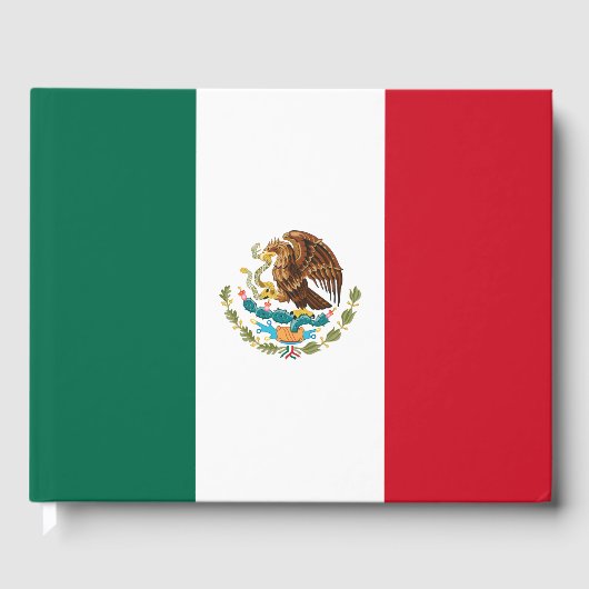 Mexicaanse vlag (Mexico) Gastenboek (Voorkant)