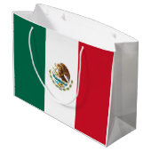 Mexicaanse vlag (Mexico) Groot Cadeauzakje (Achterkant Gekanteld)