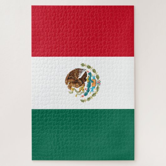 Mexicaanse vlag (Mexico) Legpuzzel (Verticaal)