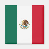 Mexicaanse vlag (Mexico) Magneet (Voorkant)
