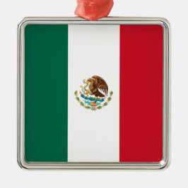 Mexicaanse vlag (Mexico) Metalen Ornament