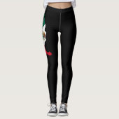 Mexicaanse vlag Mexico Modern stretch stripe Leggings (Voorkant)