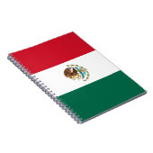 Mexicaanse vlag (Mexico) Notitieboek (Rechterzijde)