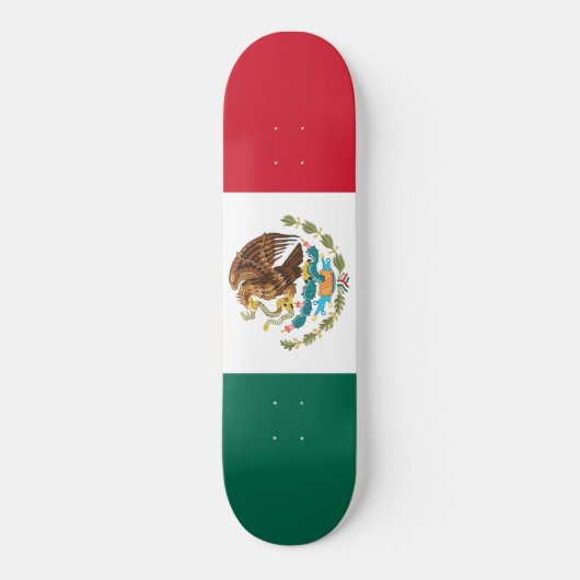Mexicaanse vlag (Mexico) Persoonlijk Skateboard (Voorkant)