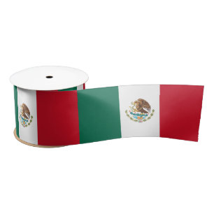 Mexicaanse vlag (Mexico) Satijnen Lint