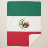 Mexicaanse vlag (Mexico) Sherpa Deken (Voorkant)