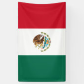 Mexicaanse vlag (Mexico) Spandoek (Verticaal)