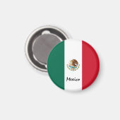 Mexicaanse vlag & Mexico - sport- en sportfans Magneet (Voorkant / Achterkant)