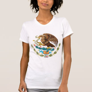MEXICAANSE VLAG - MEXICO-STIJL - WAPENKAT T-SHIRT