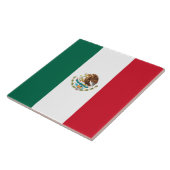 Mexicaanse vlag (Mexico) Tegeltje (Zijkant)