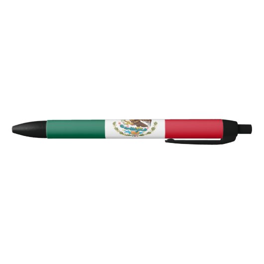 Mexicaanse vlag (Mexico) Zwarte Inkt Pen (Bodem)