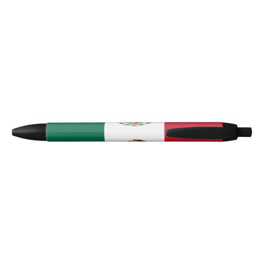 Mexicaanse vlag (Mexico) Zwarte Inkt Pen (Achterkant)
