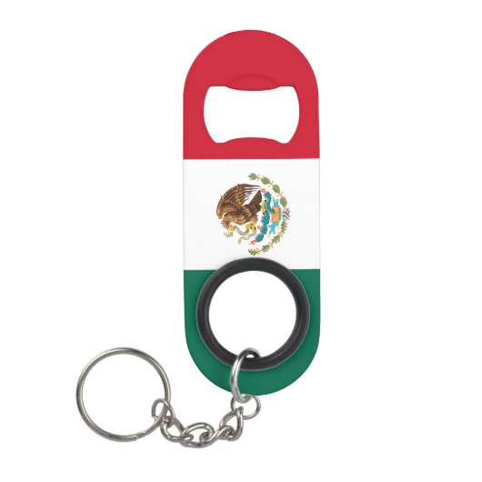 Mexicaanse vlag mini flessenopener (Voorkant)