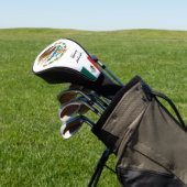 Mexicaanse Vlag & Monogrammed Golfclubs Hoesjes Golfheadcover (Insitu)