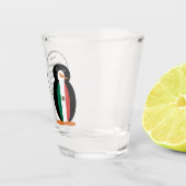 Mexicaanse vlag Ms. Penguin Shot Glass Shot Glas (Rechts)