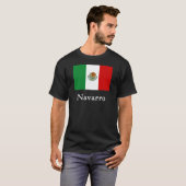 Mexicaanse vlag Navarro T-shirt (Voorkant volledig)