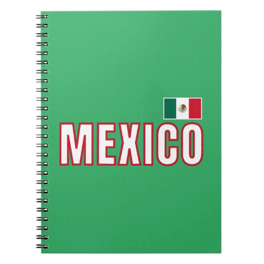 Mexicaanse vlag notitieboek (Voorkant)
