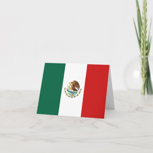 Mexicaanse vlag Notitiekaart (Voorkant)